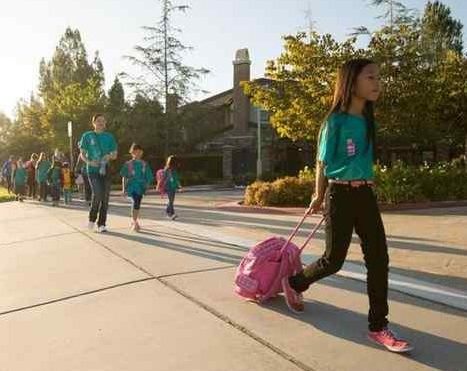children walking