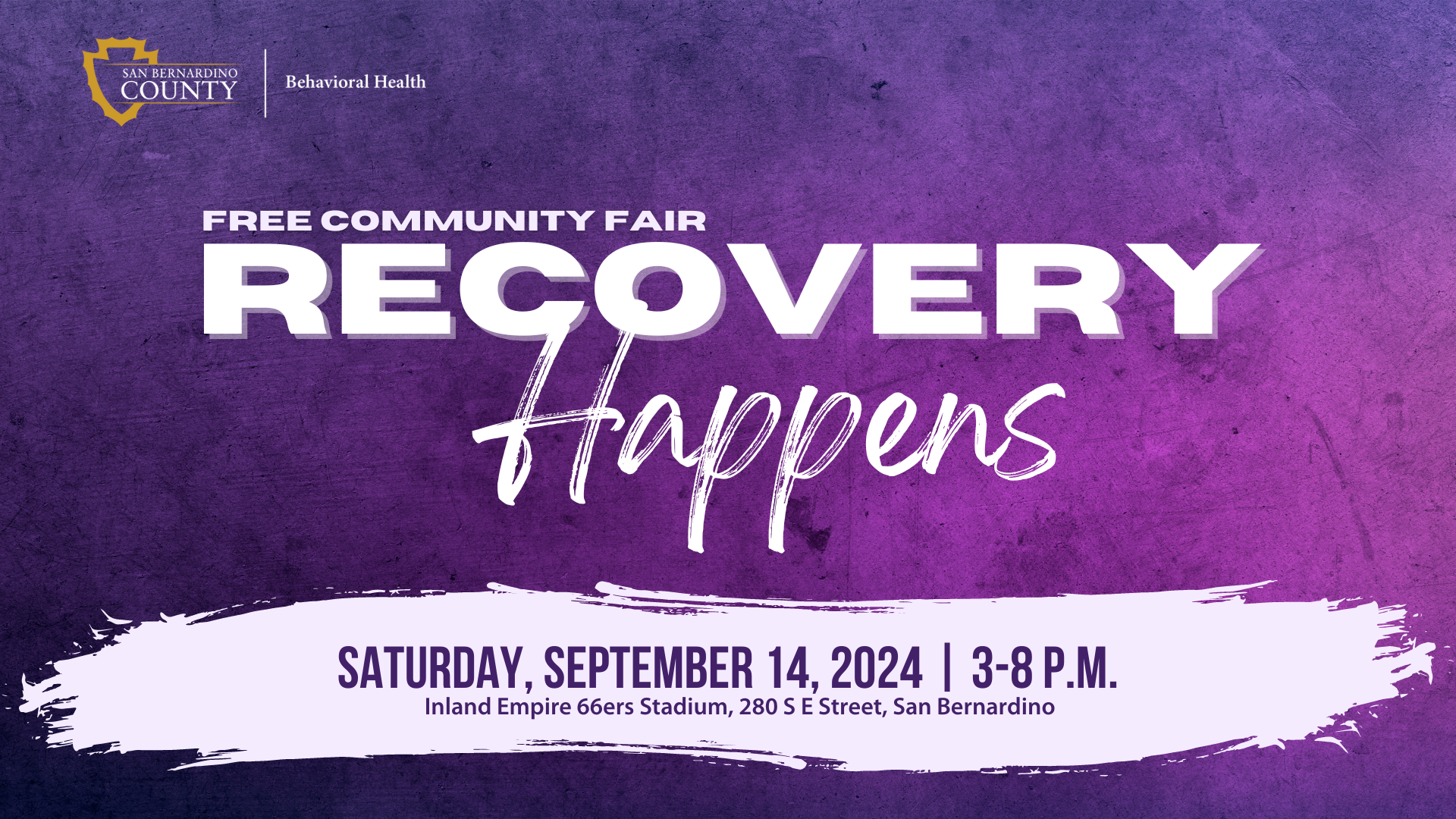 recovery happens community fair