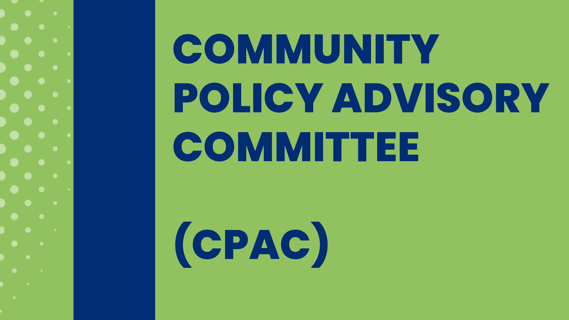 CPAC FY26-27, green and blue text. blue bar, white particles, banner