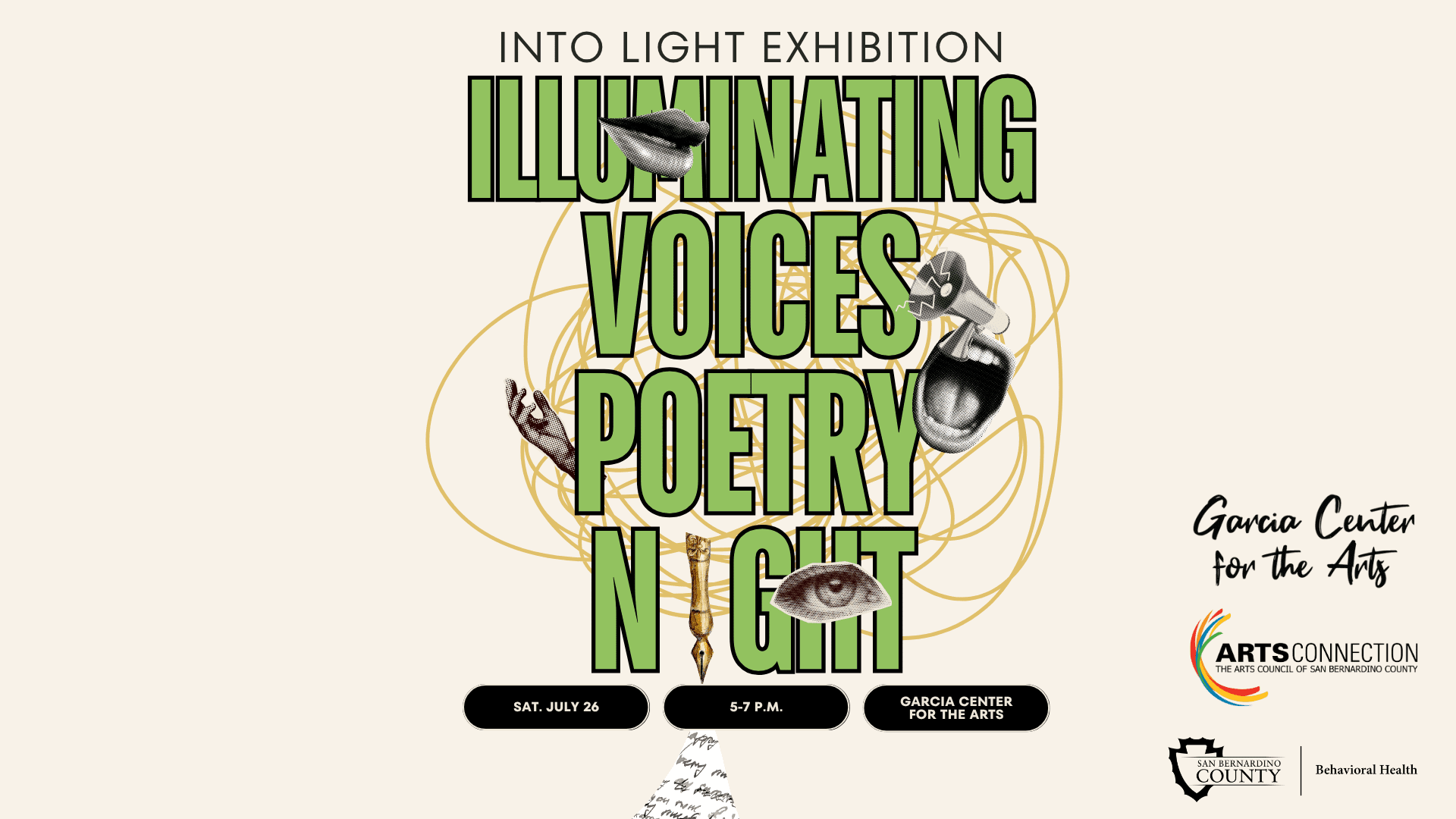 Into Light Illuminating Voices Poetry Night Webpage