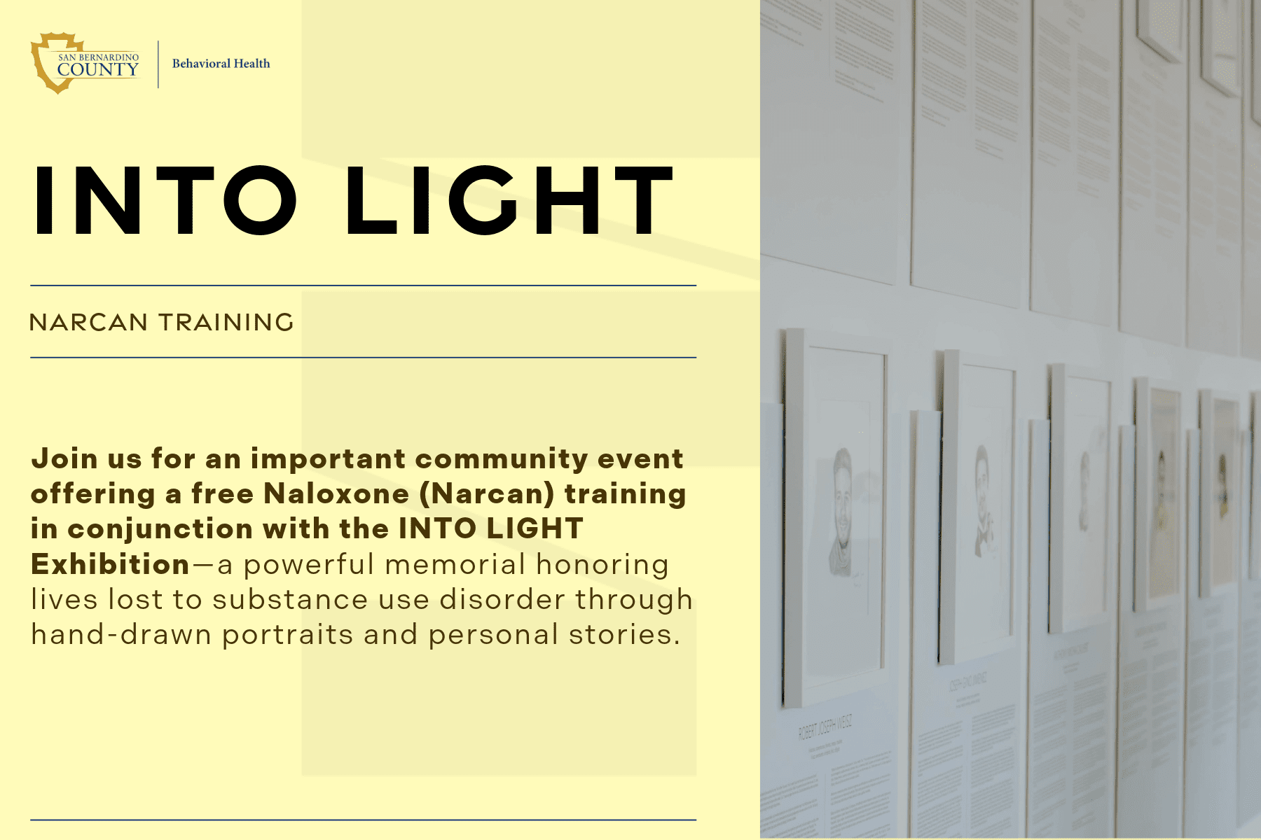 Into Light Narcan Training
