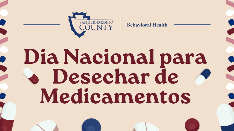Dia Nacional para Desechar de Medicamentos