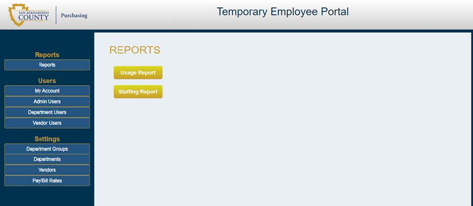 Reporting Functionality