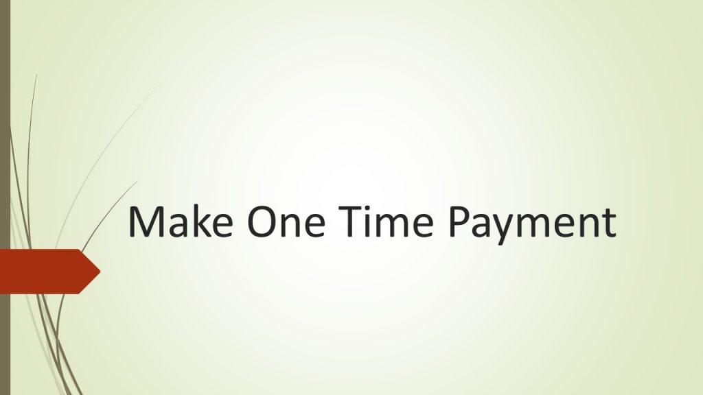 make one time payment video thumbnail
