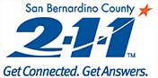 San Bernardino County 211 get connected. get answers.