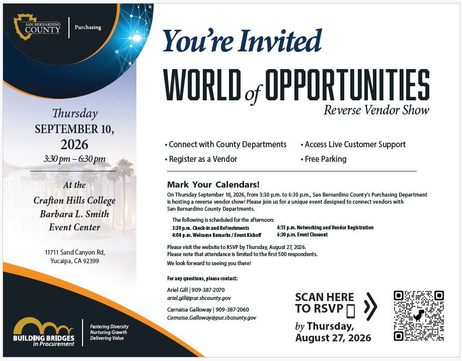 World of opportunities - RVS - Yucaipa - 09102026