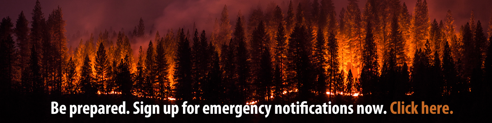 Sign up for emergency alerts