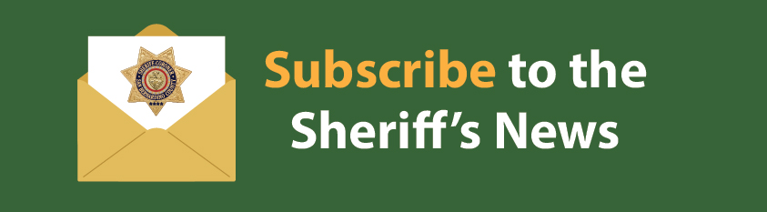 Subscribe to Sheriff's News Newsletter