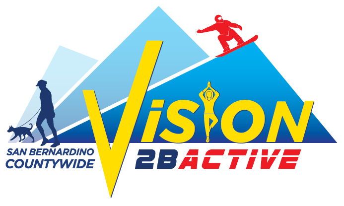 San Bernardino Countywide Vision2BActive Logo