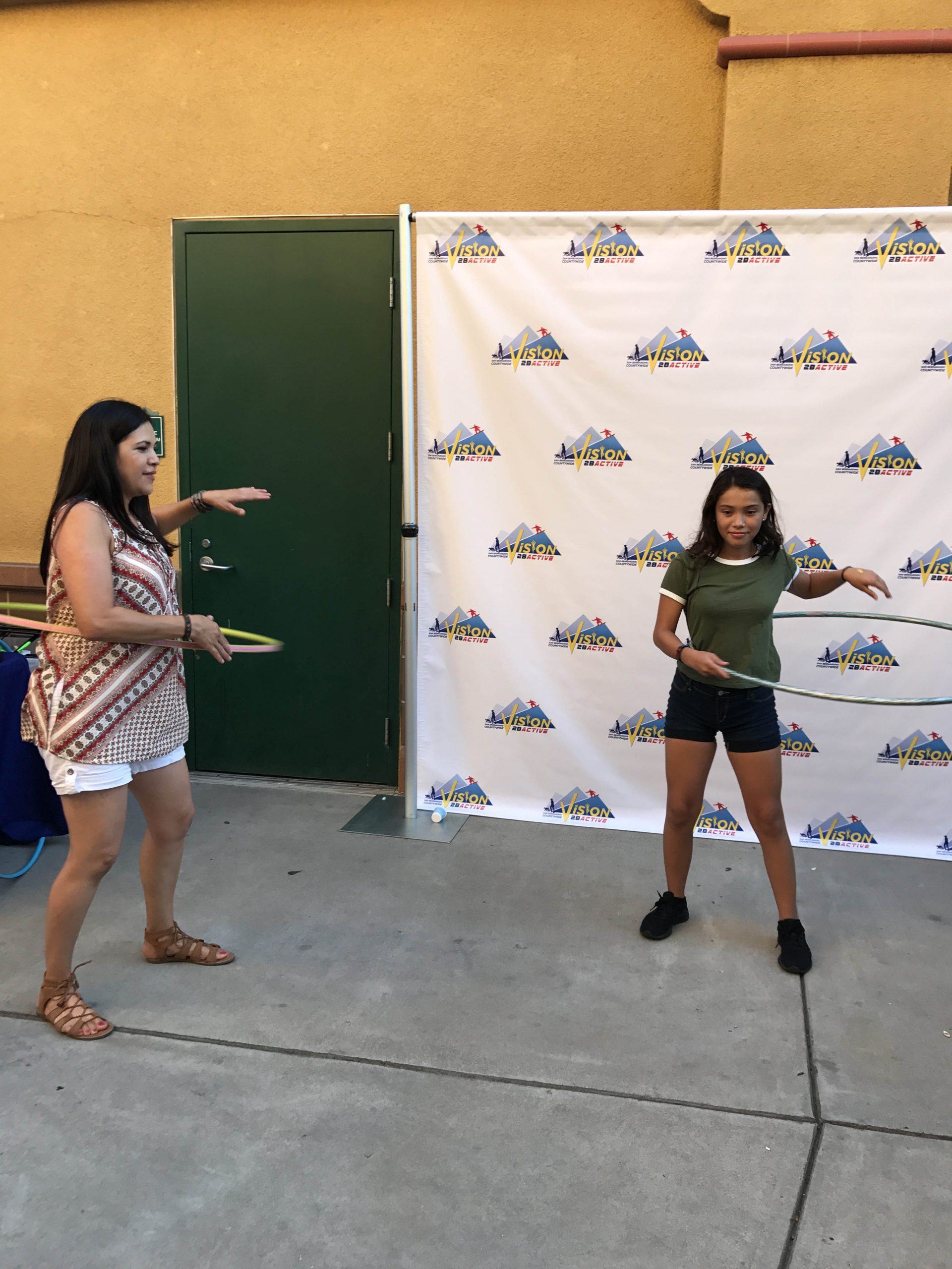 Child with hula hoop